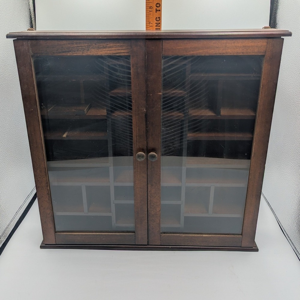 Vintage Sears Roebuck 1976 Japan Curio Cabinet Shadow Box Display Case 16.5x17" - Picture 9 of 12